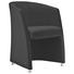 SESSEL Echtleder Schwarz - Schwarz/Alufarben, Design, Leder/Metall (65/81/61cm) - ROLF BENZ