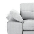 ECKSOFA in Webstoff Hellgrau  265/180 cm  - Hellgrau/Schwarz, Design, Textil/Metall (265/180cm) - Carryhome