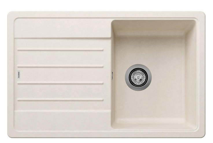 SPÜLE Legra  - Weiß, Basics, Stein (78/19/50cm) - Blanco