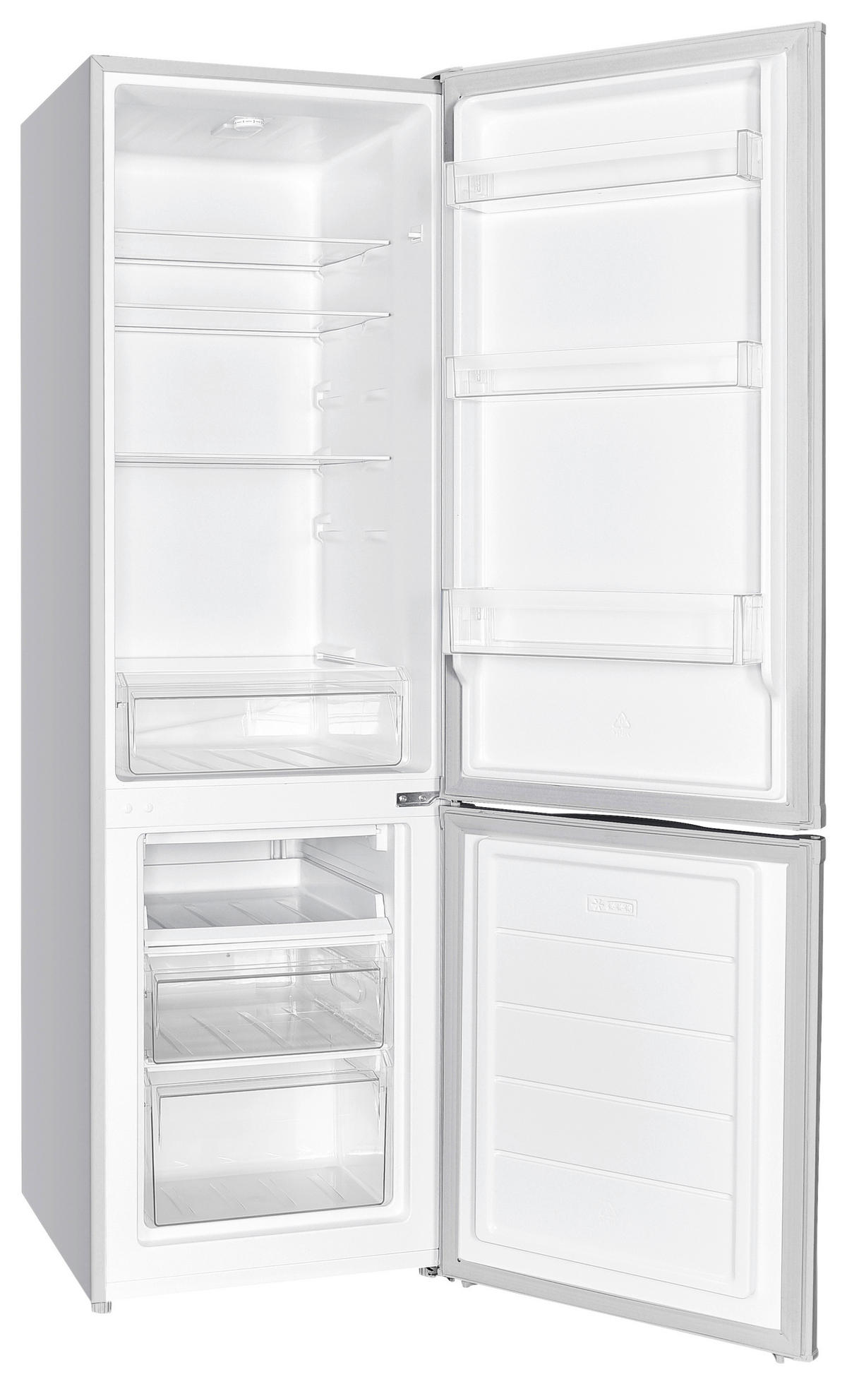 KÜHL-GEFRIER-KOMBINATION KG 240 EIX  - Silberfarben, Basics, Metall (50/142,2/56cm) - PKM