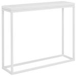 KONSOLENTISCH Weiß  - Weiß, LIFESTYLE, Glas/Holzwerkstoff (90/25/74cm) - Xora