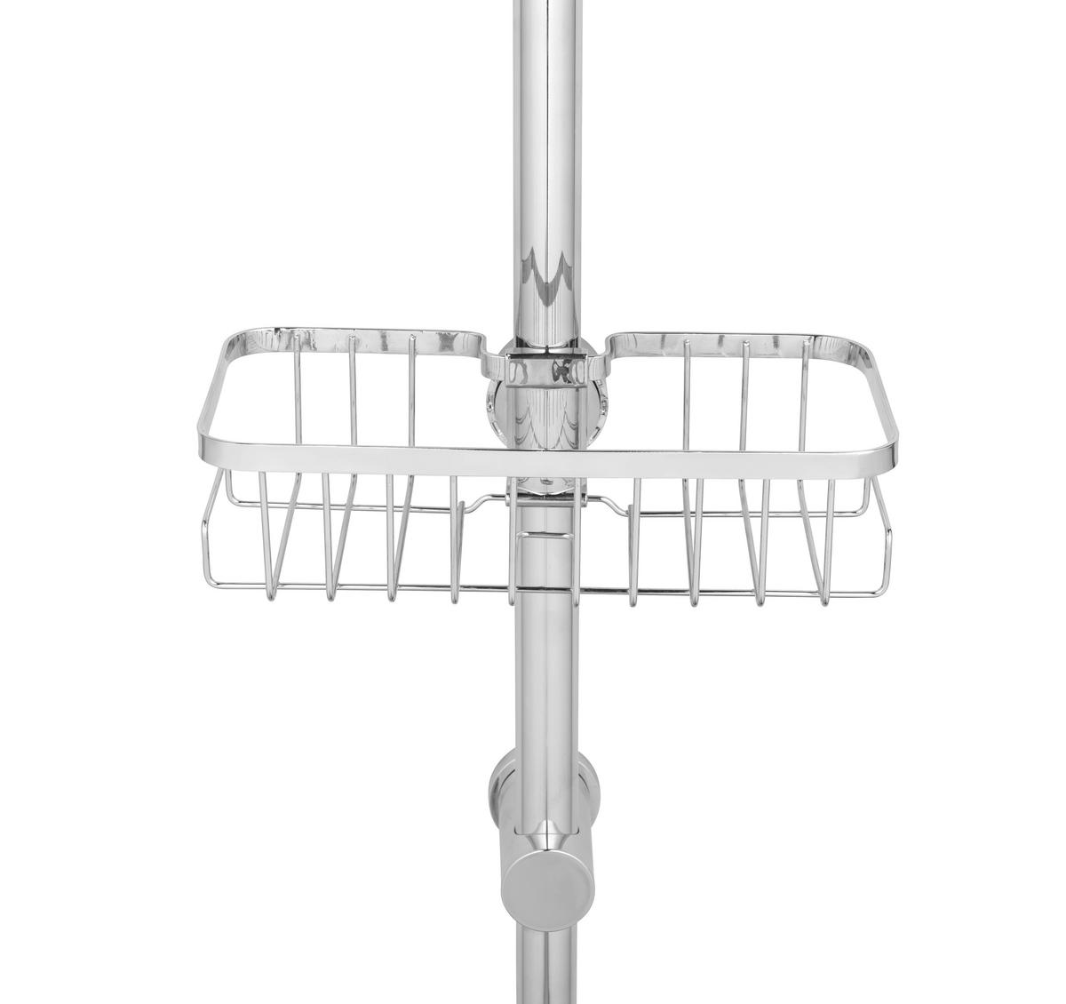 DUSCHKORB - Chromfarben, MODERN, Kunststoff (28,5/4/11,5cm) - Wenko