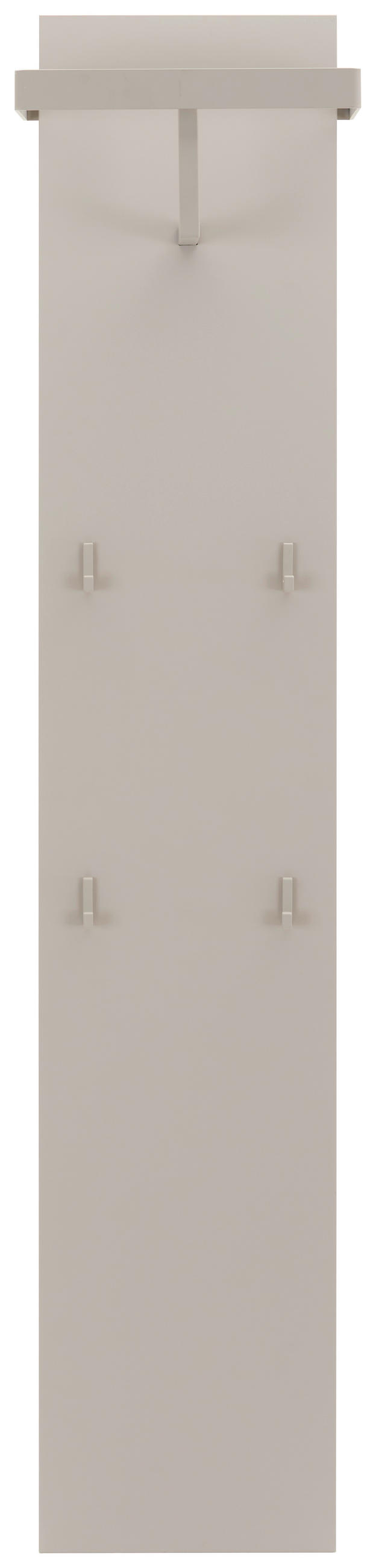 GARDEROBENPANEEL  in 35/160/25 cm  - Taupe, Design, Holzwerkstoff/Metall (35/160/25cm) - Dieter Knoll