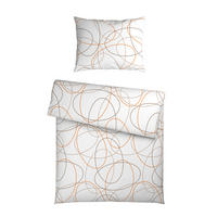 BETTWÄSCHE Mavie Renforcé 140/200 cm  - Braun/Weiß, KONVENTIONELL, Textil (140/200cm) - Esposa