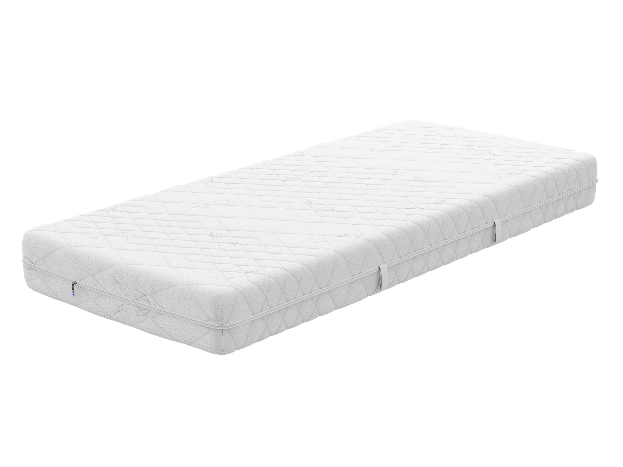 KALTSCHAUMMATRATZE XXL H2 200/200 cm Höhe ca. 18 cm  - Weiß, Basics, Textil (200/200cm) - MALIE