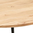 ESSTISCH in Holz, Metall 80/80/76 cm  - Schwarz/Akaziefarben, Natur, Holz/Metall (80/80/76cm) - Xora