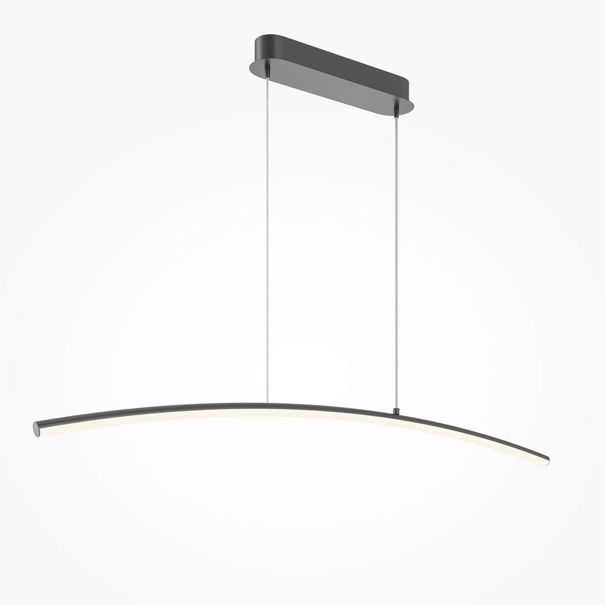 PENDELLAMPA Curve 98/305.7/7 cm  - svart, Design, metall (98/305.7/7cm) - MAYTONI
