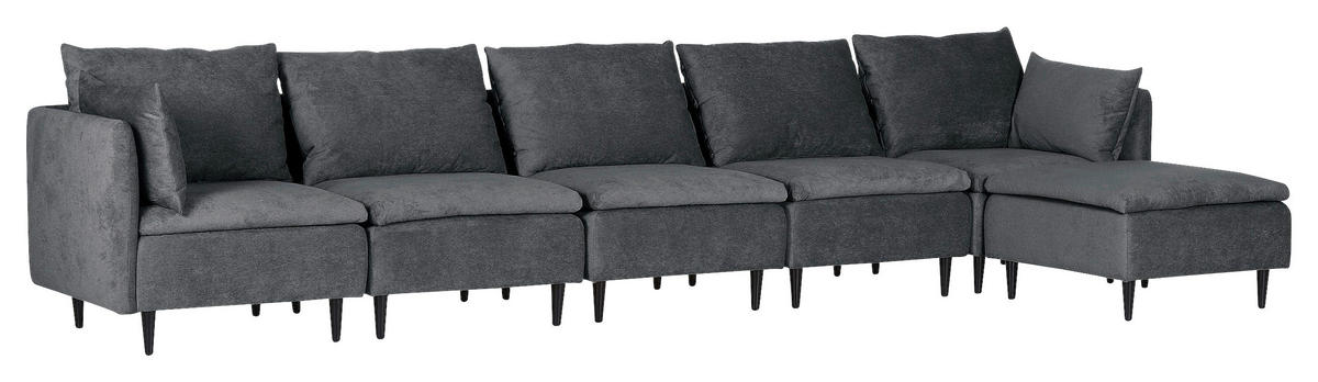 SOFFMODUL i flatväv antracit  - svart/antracit, Klassisk, trä/textil (83/72/83cm) - MID.YOU