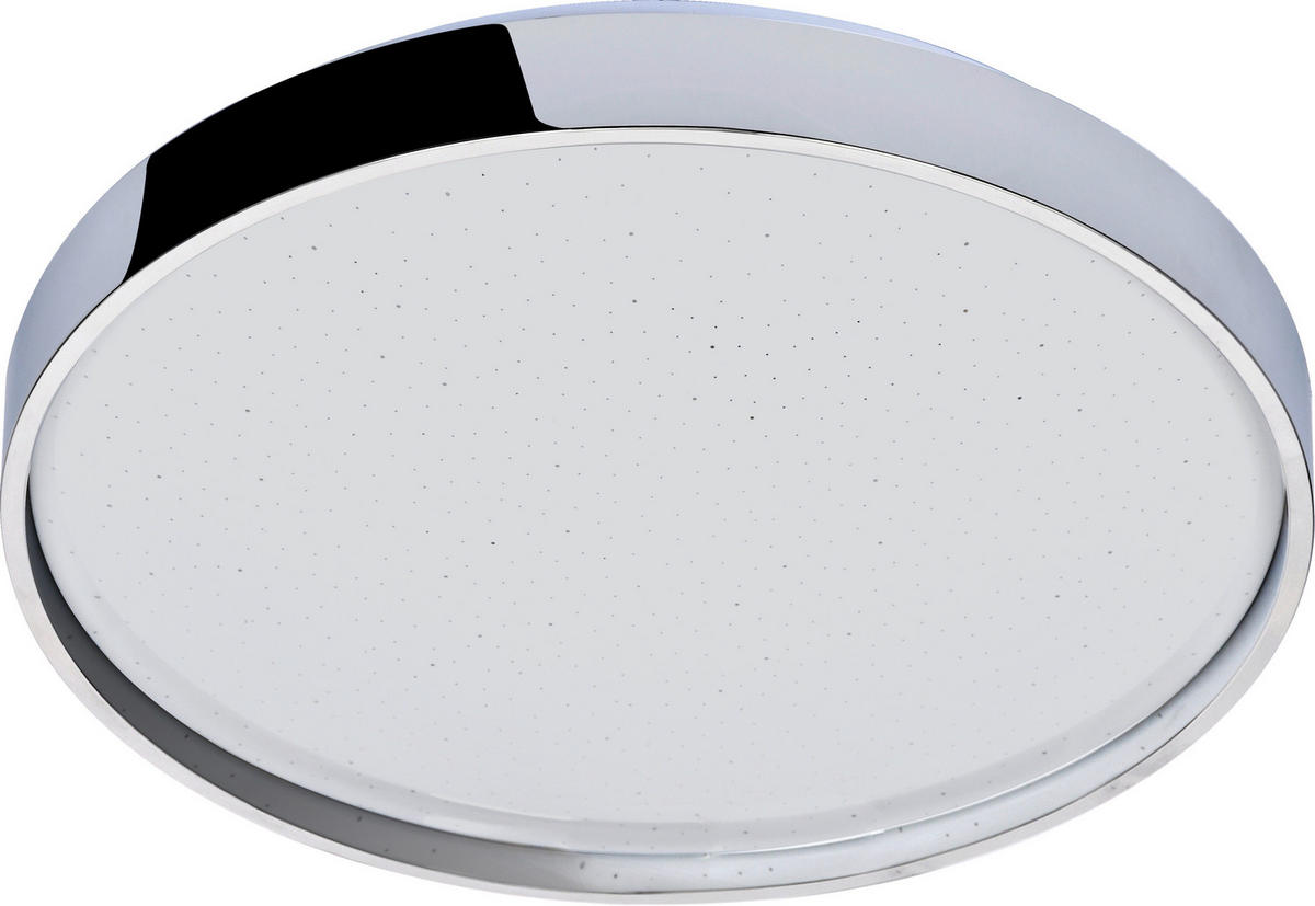 PLAFONIERĂ PENTRU BAIE - culoare crom, Basics, metal (33,5/33,5/7cm)