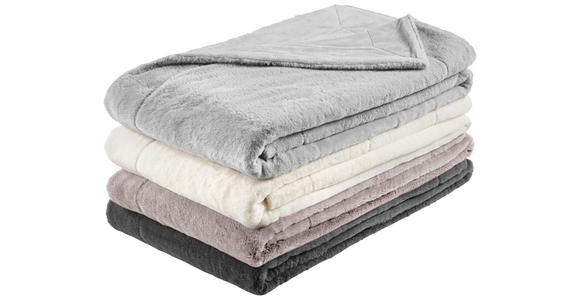 FELLDECKE YUKON 150/200 cm - Weiß, Design, Textil (150/200cm) - Novel