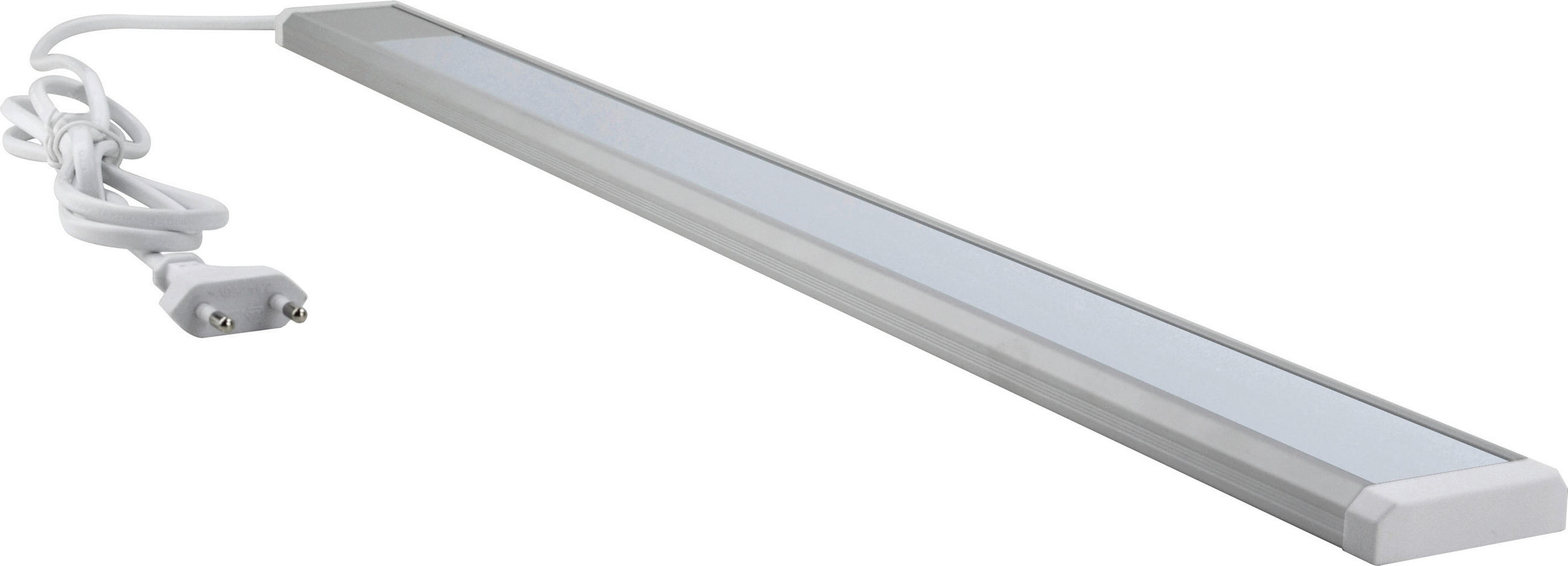 LICHTLEISTE Fine 60/5/1,3 cm   - Weiß, Basics, Kunststoff/Metall (60/5/1,3cm)