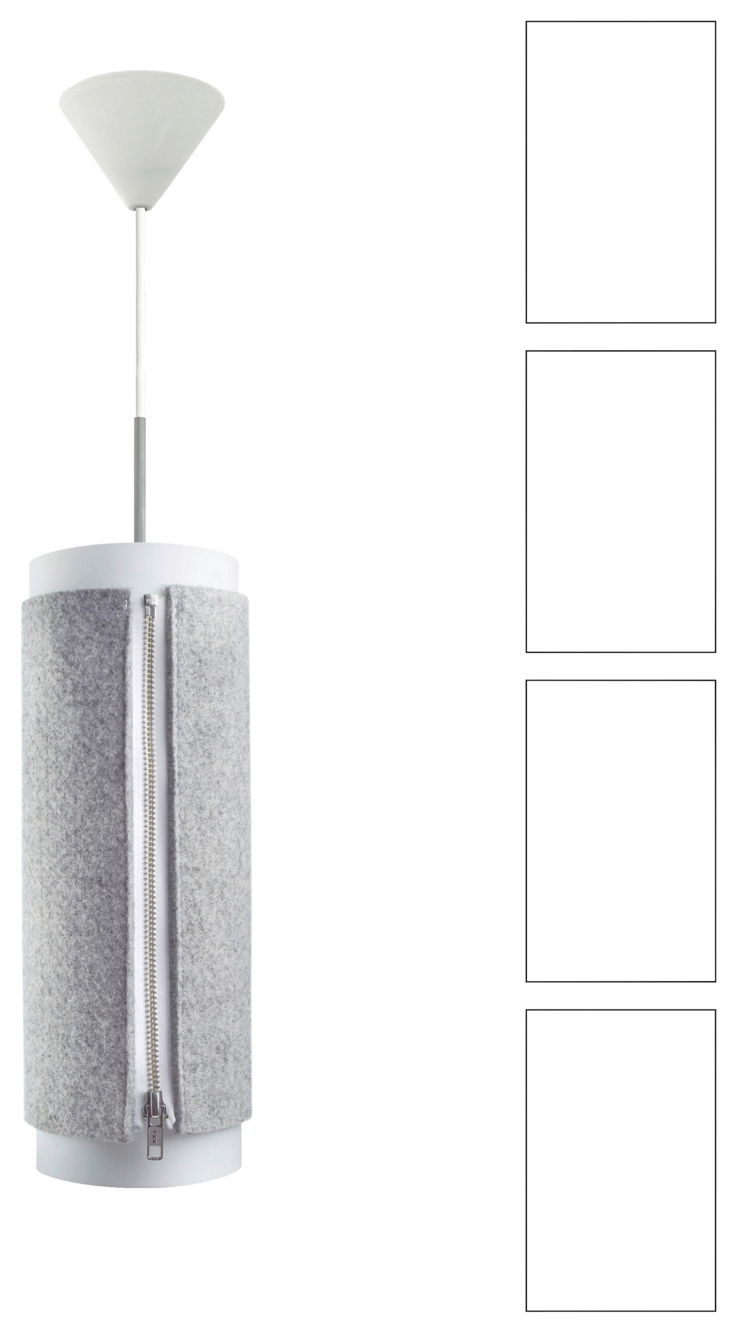 HÄNGELEUCHTE 15,5/15,5/40,6 cm   - Anthrazit, Basics, Kunststoff/Textil (15,5/15,5/40,6cm) - Kayoom