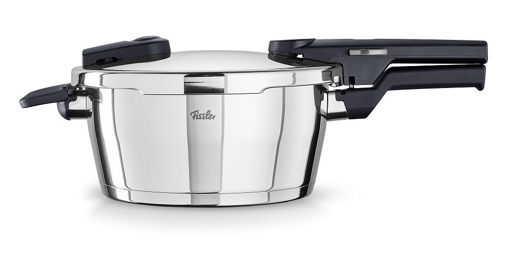 SCHNELLKOCHTOPF VITAQUICK® Poliert 3.5 L  - Silberfarben, Basics, Metall (22cm) - Fissler