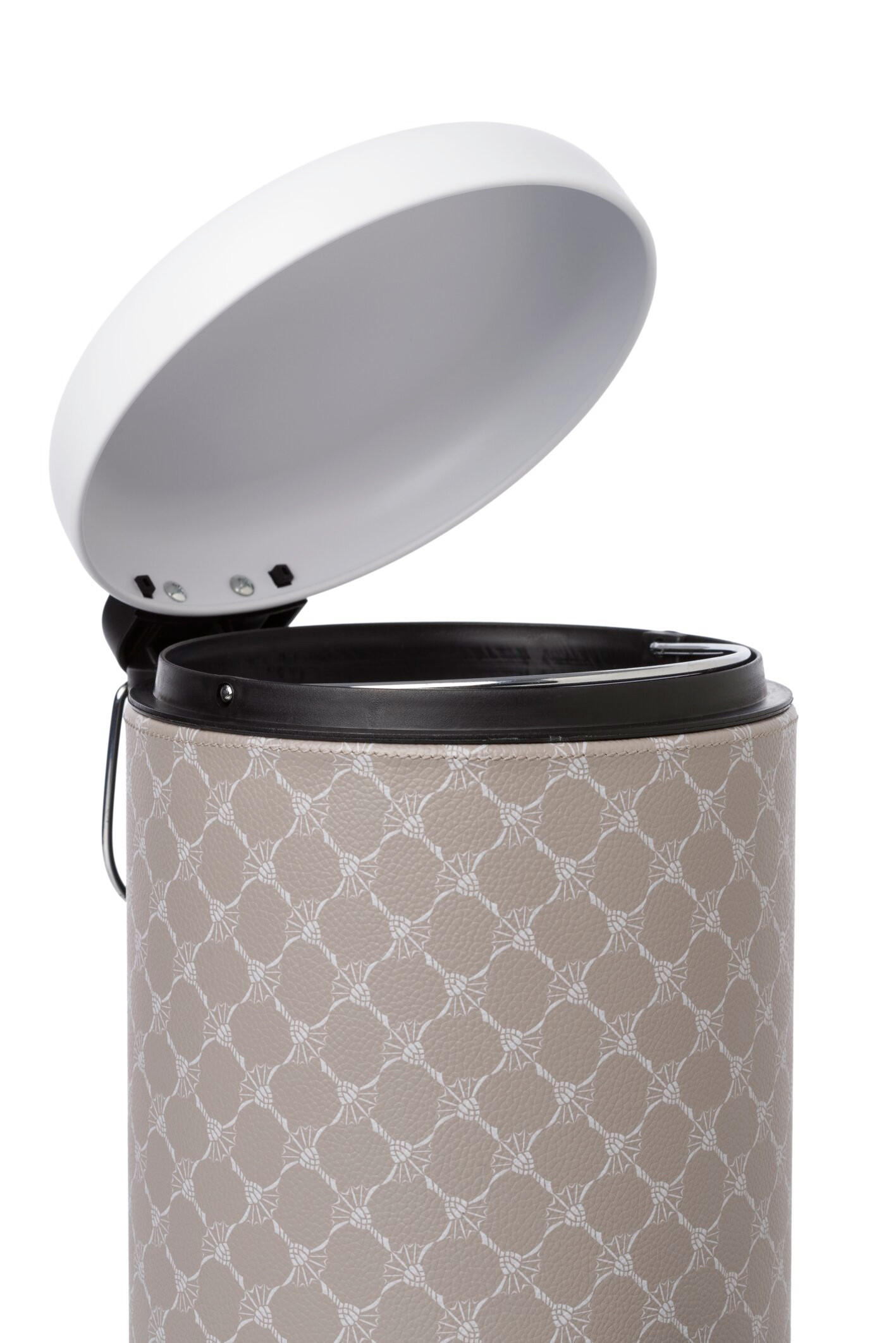 TRETEIMER CORNFLOWERACCESSOIRES 2,5 L - Schwarz/Weiß, Design, Kunststoff (17/26/24cm) - Joop!