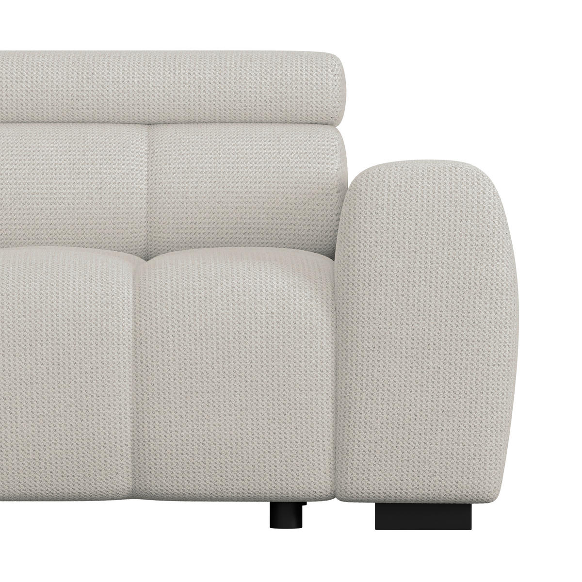 HÖRNSOFFA i vävt tyg sandfärgad  - beige/sandfärgad, Trend, textil/plast (168/285cm) - Livetastic