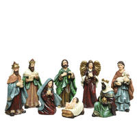 KRIPPENFIGUREN-SET - Multicolor, LIFESTYLE, Kunststoff (9cm)