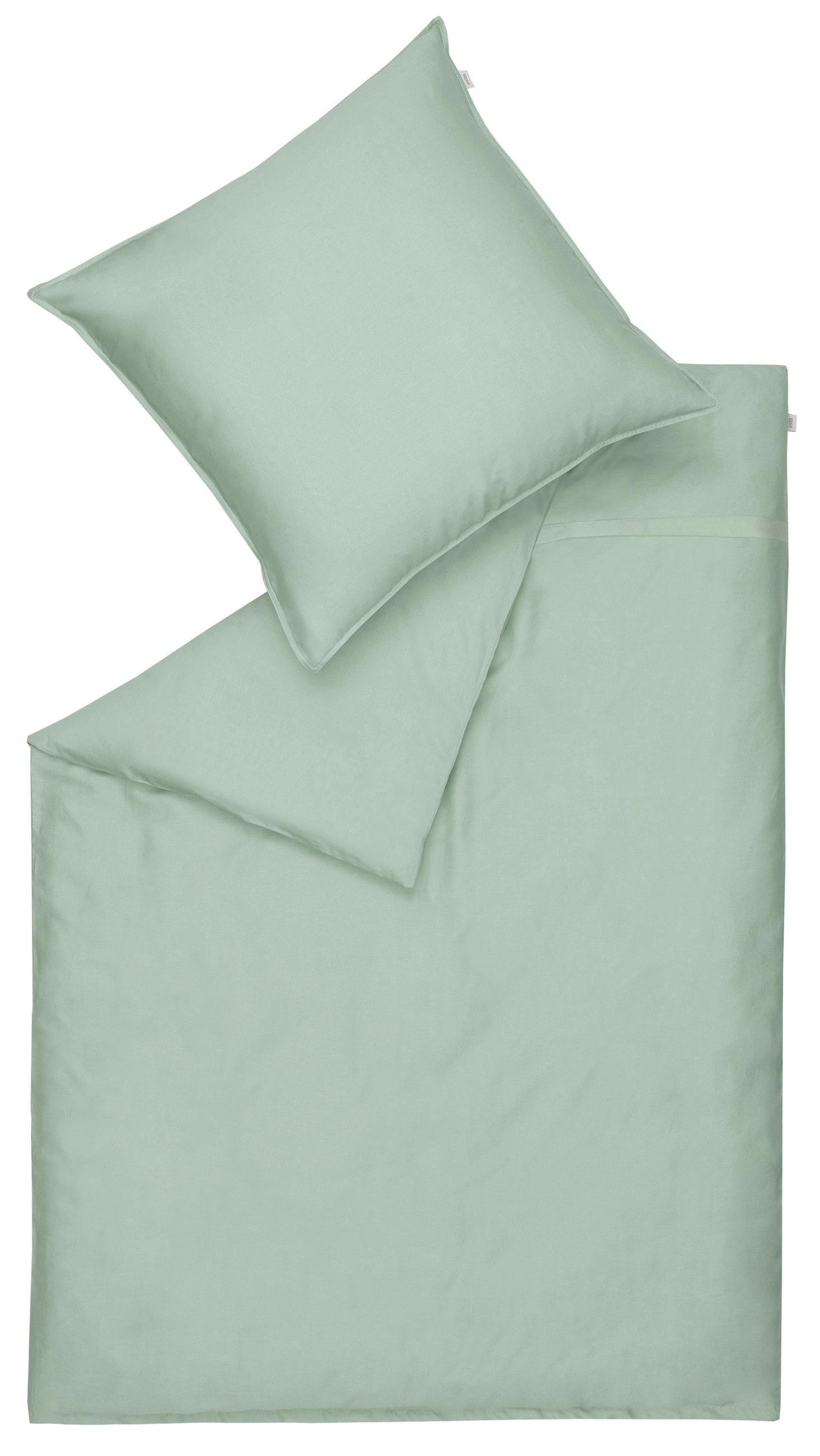 WENDEBETTWÄSCHE SW-Pure 155/220 cm  - Salbeigrün, Basics, Textil (155/220cm) - Schöner Wohnen