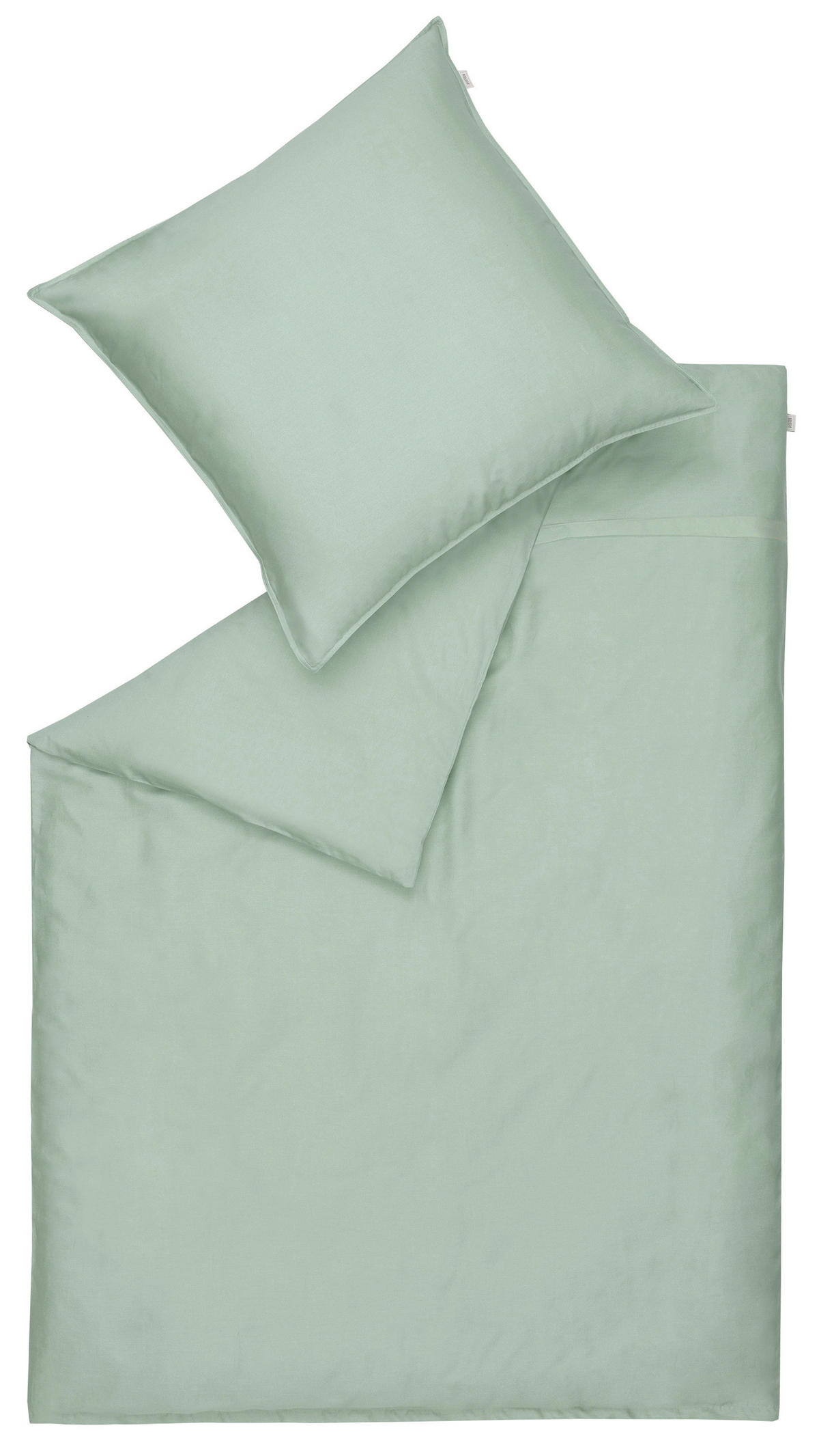 WENDEBETTWÄSCHE SW-Pure 155/220 cm  - Salbeigrün, Basics, Textil (155/220cm) - Schöner Wohnen