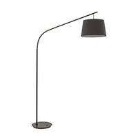 BOGENLEUCHTE 118/40/197 cm    - Schwarz, KONVENTIONELL, Textil/Metall (118/40/197cm) - Ideal Lux