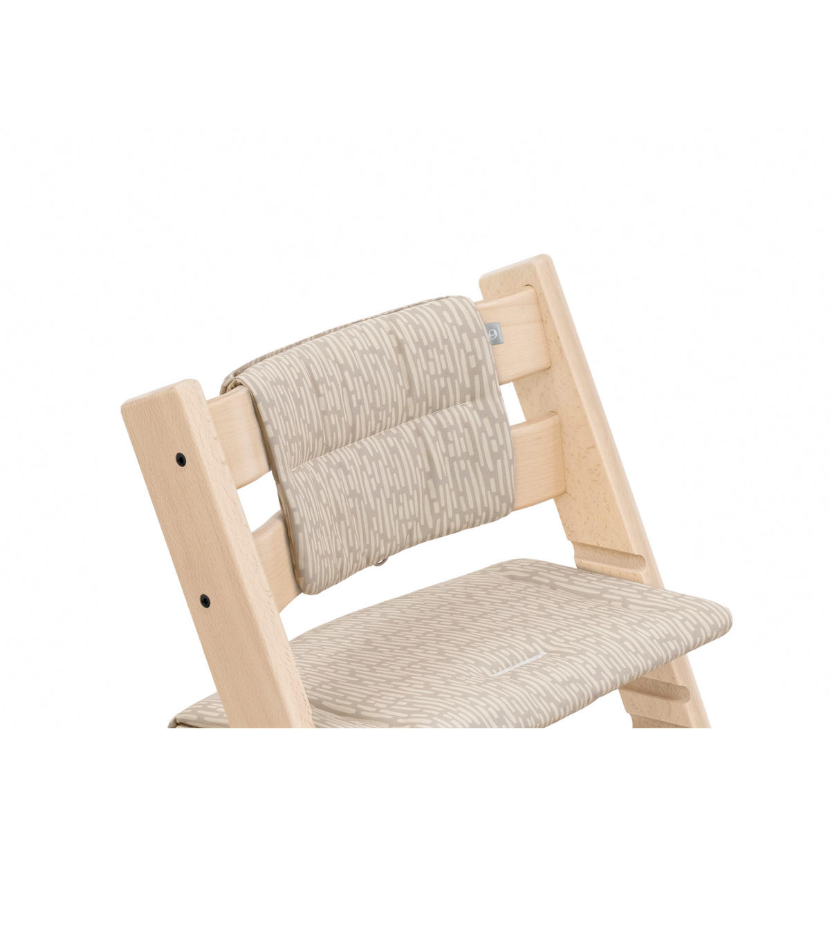 HOCHSTUHLEINLAGE  - Perlmutt, Basics, Textil (27cm) - Stokke