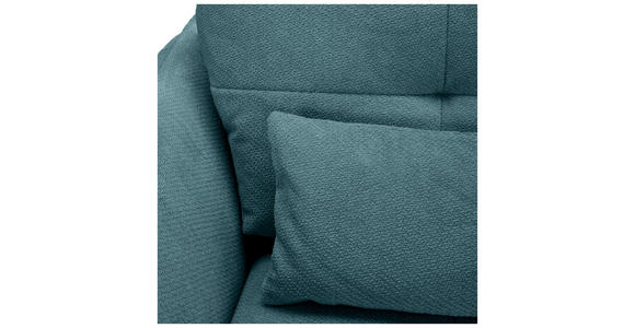 SESSEL in Webstoff Petrol  - Petrol/Schwarz, KONVENTIONELL, Textil/Metall (112/88/120cm) - Carryhome