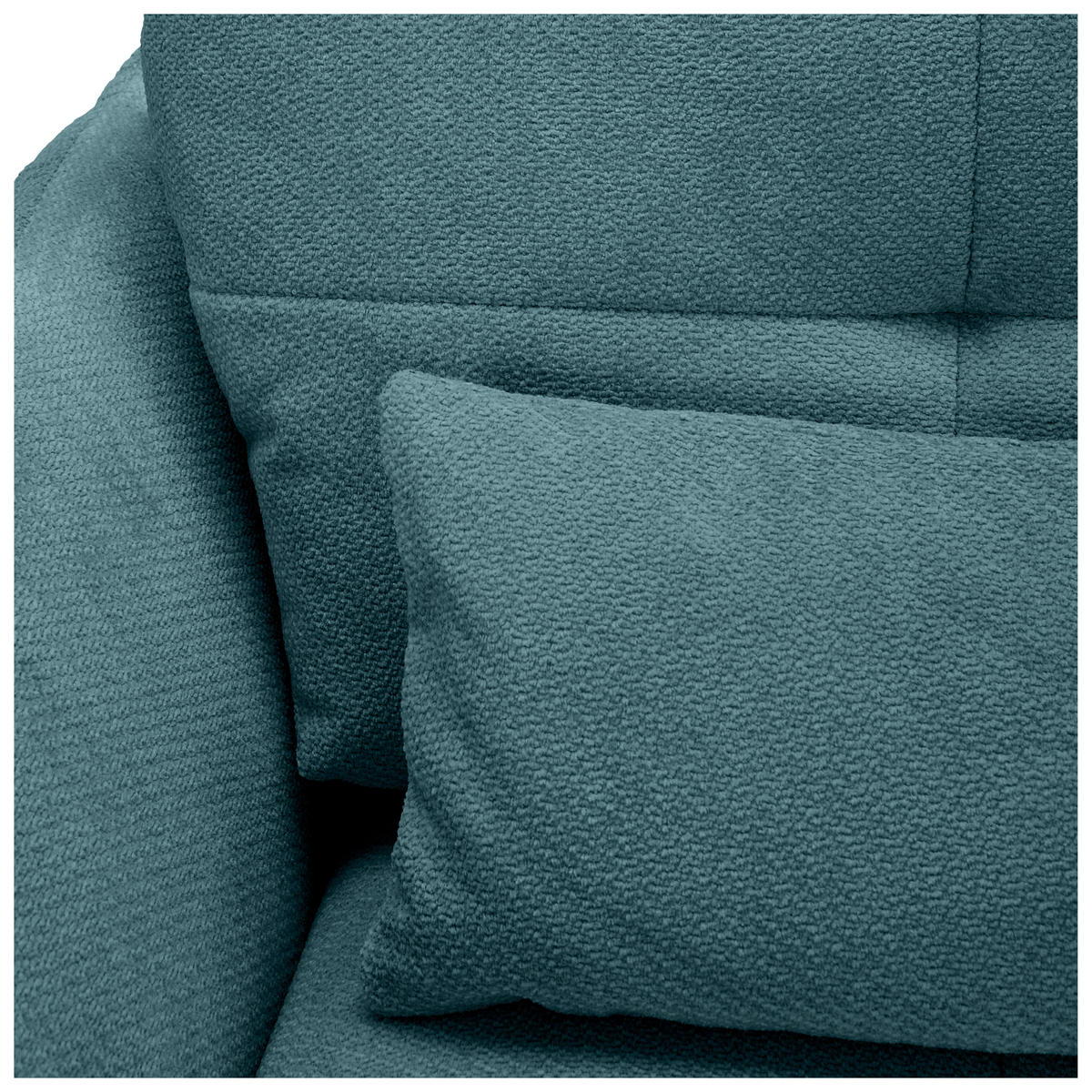 SESSEL in Webstoff Petrol  - Petrol/Schwarz, KONVENTIONELL, Textil/Metall (112/88/120cm) - Carryhome