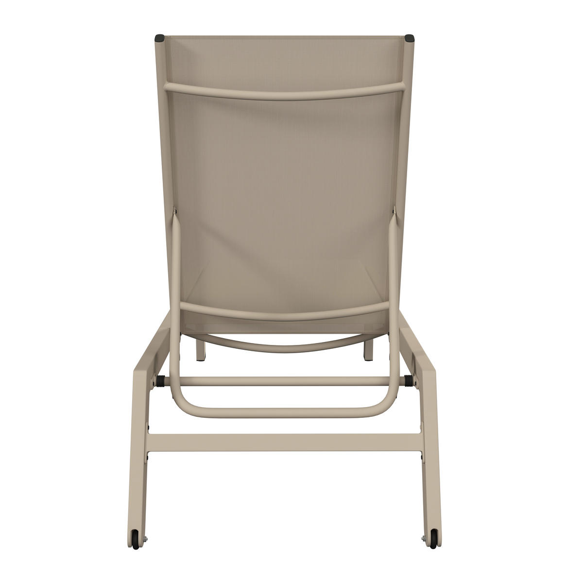 SONNENLIEGE 55/92/164 cm  - Beige, Design, Textil/Metall (55/92/164cm) - Ambia Garden