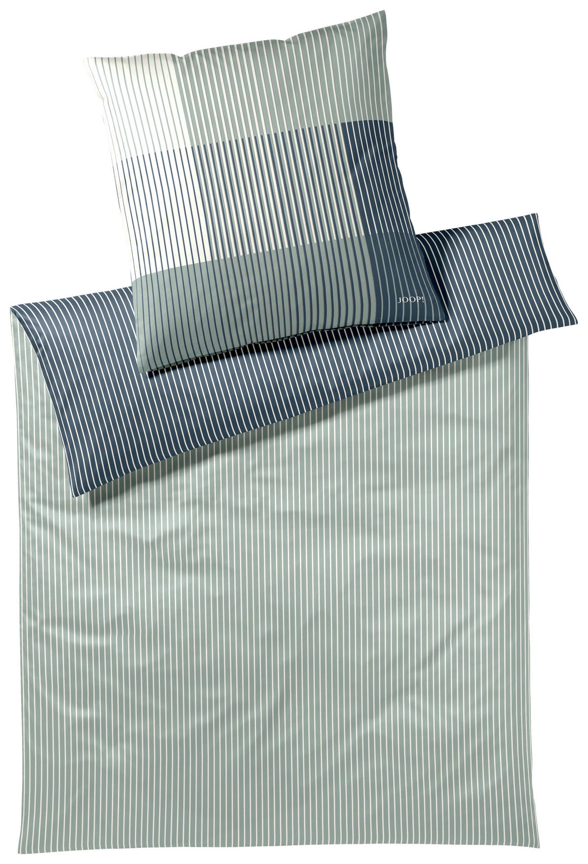 ÁGYNEMŰHUZAT-GARNITÚRA 140/200 cm  - zsályazöld, Trend, textil (140/200cm) - Joop!