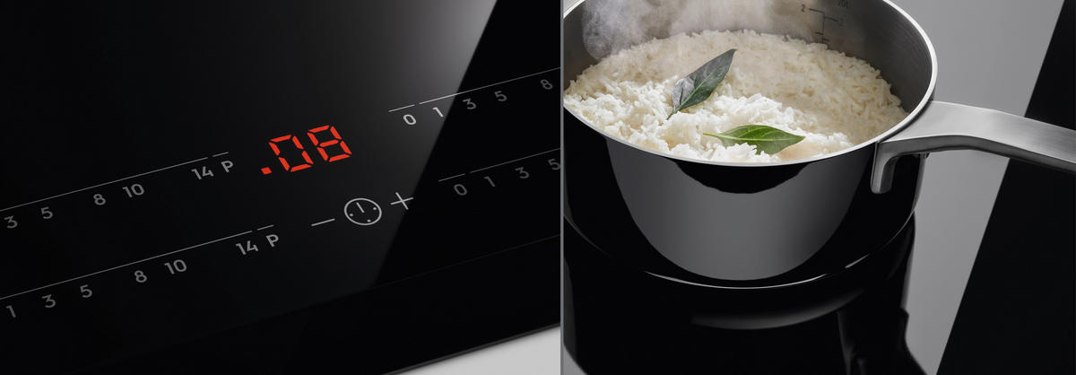 INDUKTIONSKOCHFELD LIV834I  - Schwarz, Basics, Glas (77/4,4/51,0cm) - Electrolux