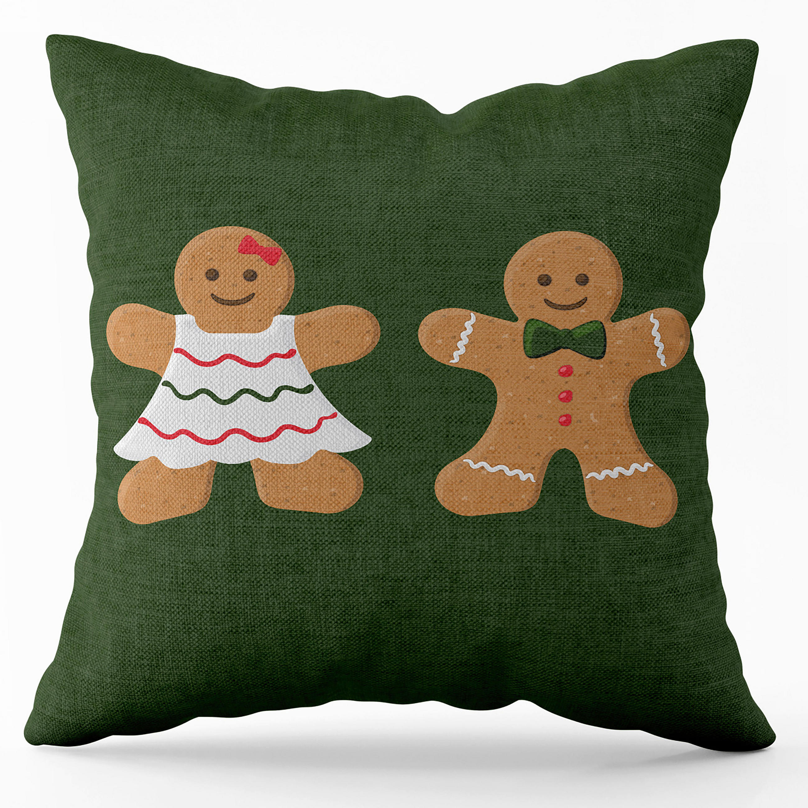 DÍSZPÁRNAHUZAT  - jadezöld, Basics, textil (45/45cm)