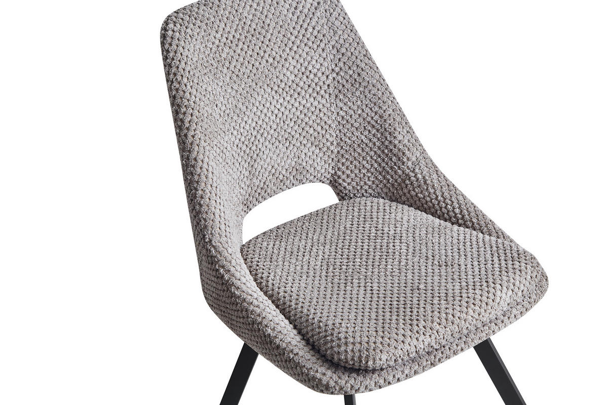 ŽIDLE, šedá - šedá/černá, Design, kov/textil (48/85/56cm) - Carryhome