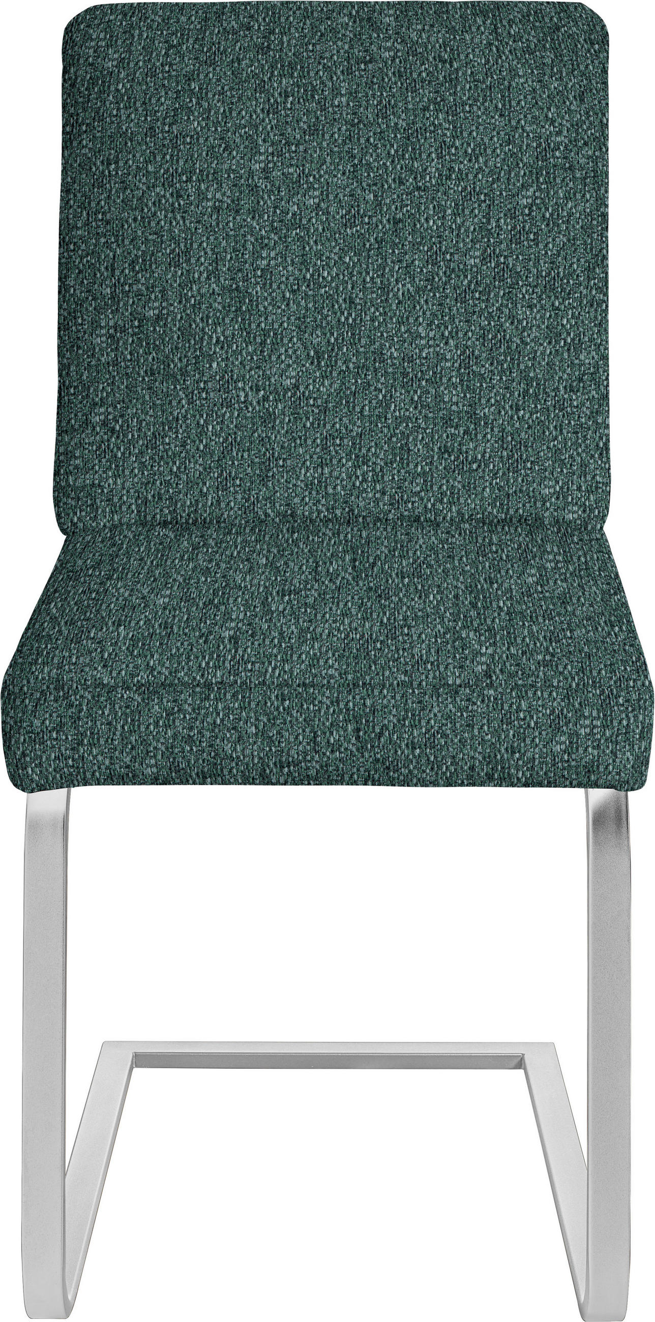 SCHWINGSTUHL  in Stahl Chenille  - Chromfarben/Grün, Design, Textil/Metall (46/92/60cm) - Dieter Knoll