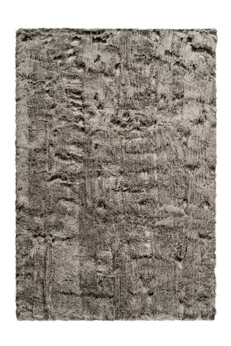 FELLTEPPICH 160/230 cm  - Braun/Olivgrün, Design, Textil (160/230cm) - Kayoom