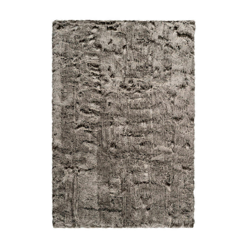 KOŽUŠINOVÝ KOBEREC, 160/230 cm, hnedá, olivovozelená