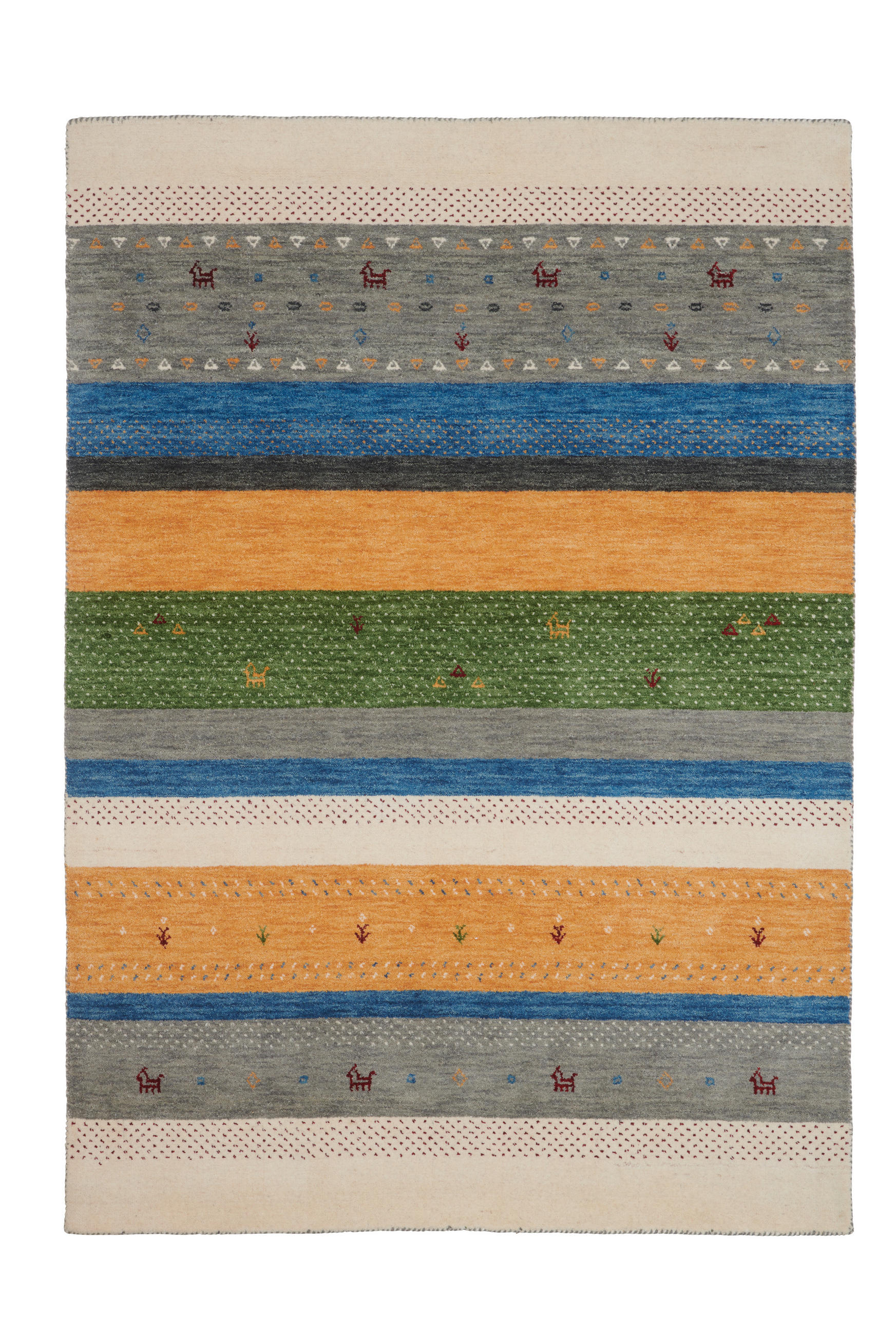 ORIENTTEPPICH 120/180 cm Laleh Blau, Grau, Multicolor  - Blau/Multicolor, KONVENTIONELL, Textil (120/180cm) - Cazaris