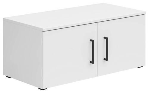 NADSTAVEC NA SKRIŇU, biela, 80/35/40 cm - čierna/biela, Modern, kompozitné drevo/plast (80/35/40cm) - Carryhome