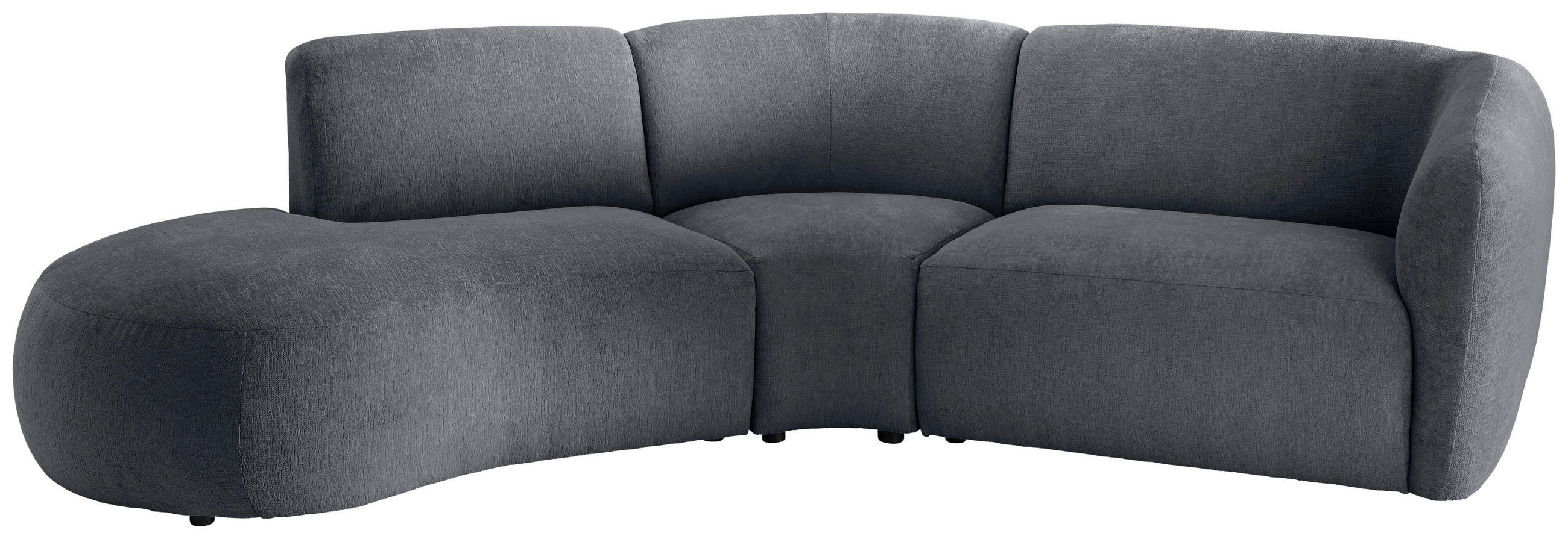 Livetastic Ecksofa Anthrazit 276x182 cm