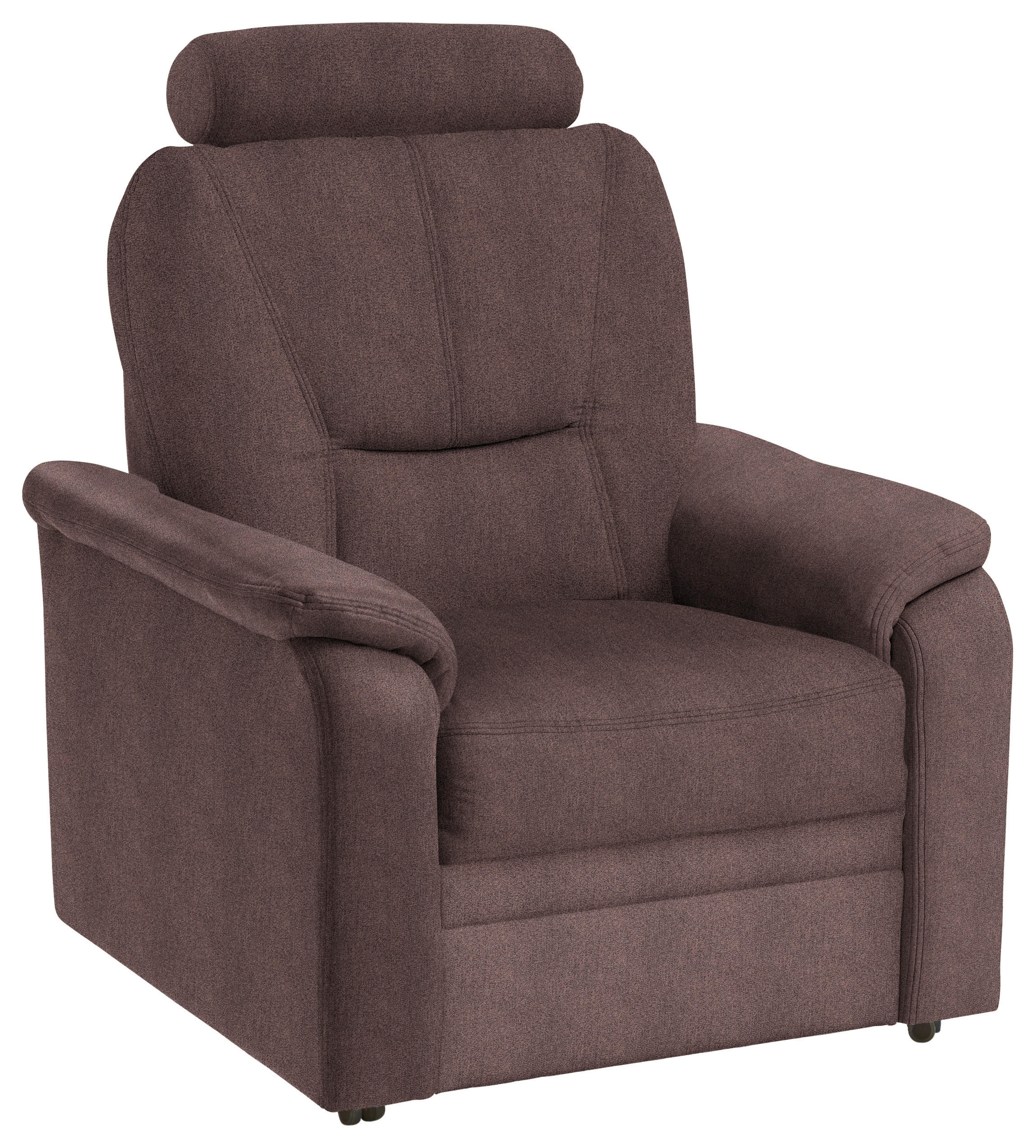 FERNSEHSESSEL Chenille Braun  - Schwarz/Braun, Konventionell, Kunststoff/Textil (90/96/89cm) - Beldomo Comfort