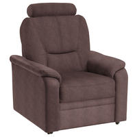 FERNSEHSESSEL Chenille Braun  - Schwarz/Braun, Konventionell, Kunststoff/Textil (90/96/89cm) - Beldomo Comfort