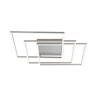 LED-DECKENLEUCHTE 16,5 W    60/60/8 cm  - Silberfarben, Design, Kunststoff/Metall (60/60/8cm) - Paul Neuhaus