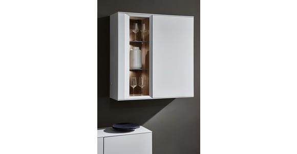 WOHNWAND 300/199/47 cm in Grau - Schwarz/Grau, Design, Glas/Holzwerkstoff (300/199/47cm) - Dieter Knoll