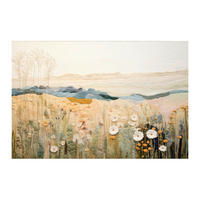 LEINWANDBILD Landschaft & Natur 70/100 cm  - Beige/Multicolor, Basics, Holz/Textil (70/100cm)