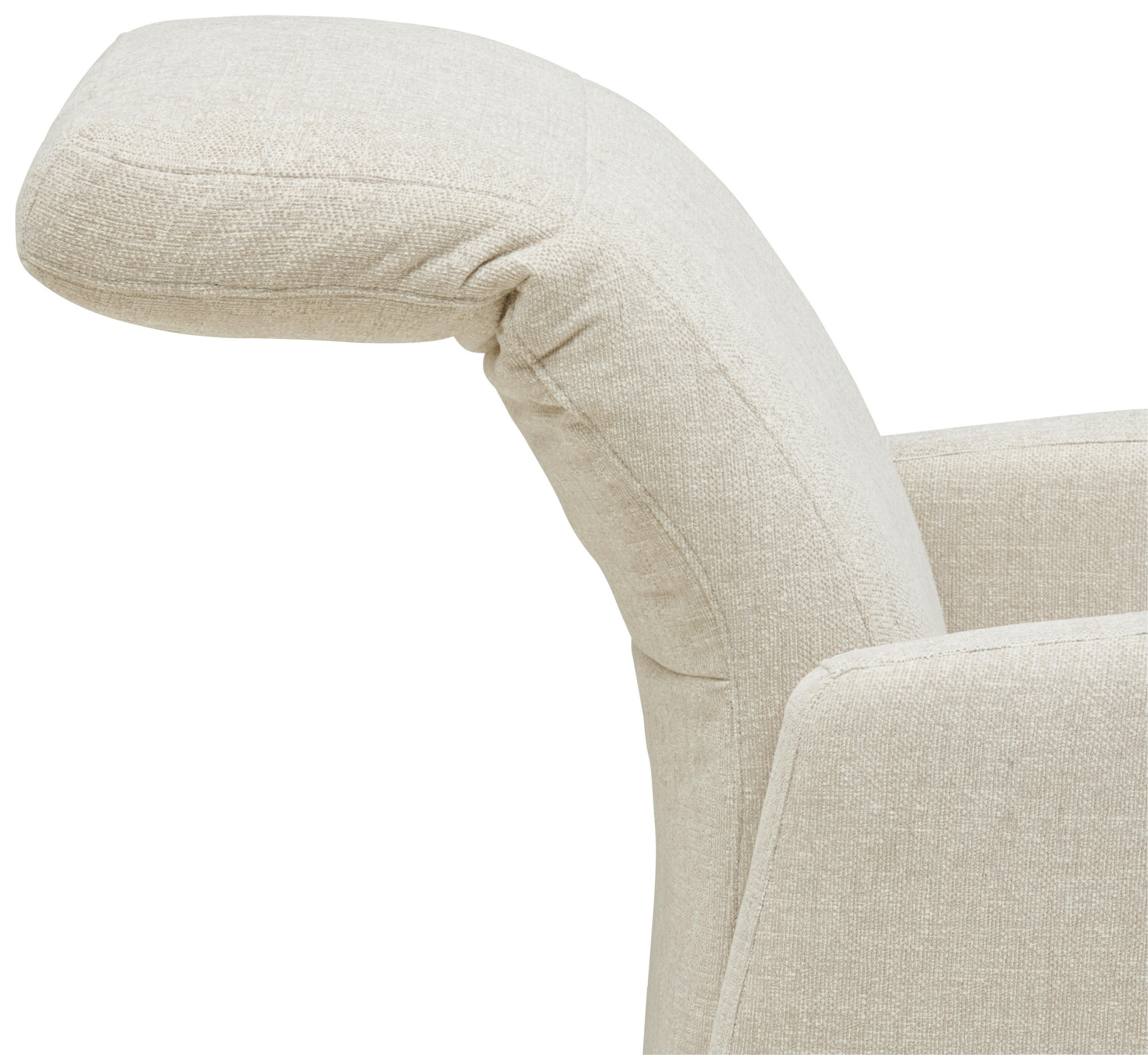 RELAXSESSEL Chenille Rücken echt    - Alufarben/Naturfarben, Design, Textil/Metall (72/109/78cm) - Sedda