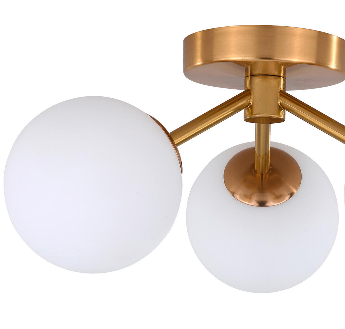 DECKENLEUCHTE     - Goldfarben, KONVENTIONELL, Metall (18/36/36cm)