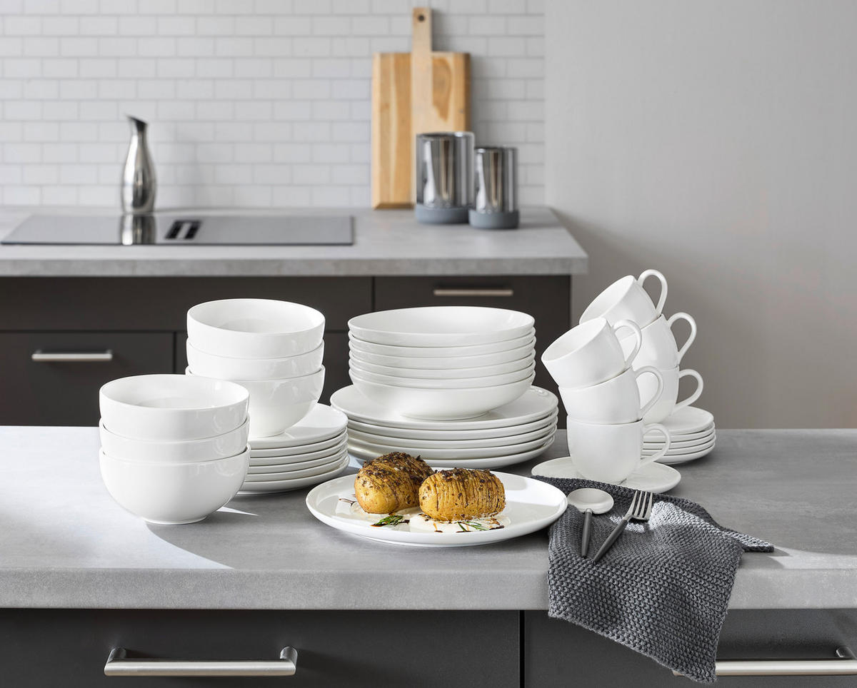 KOMBI SERVIS    42-dijelni   Skagen  - bijela, Design, keramika - Ritzenhoff Breker