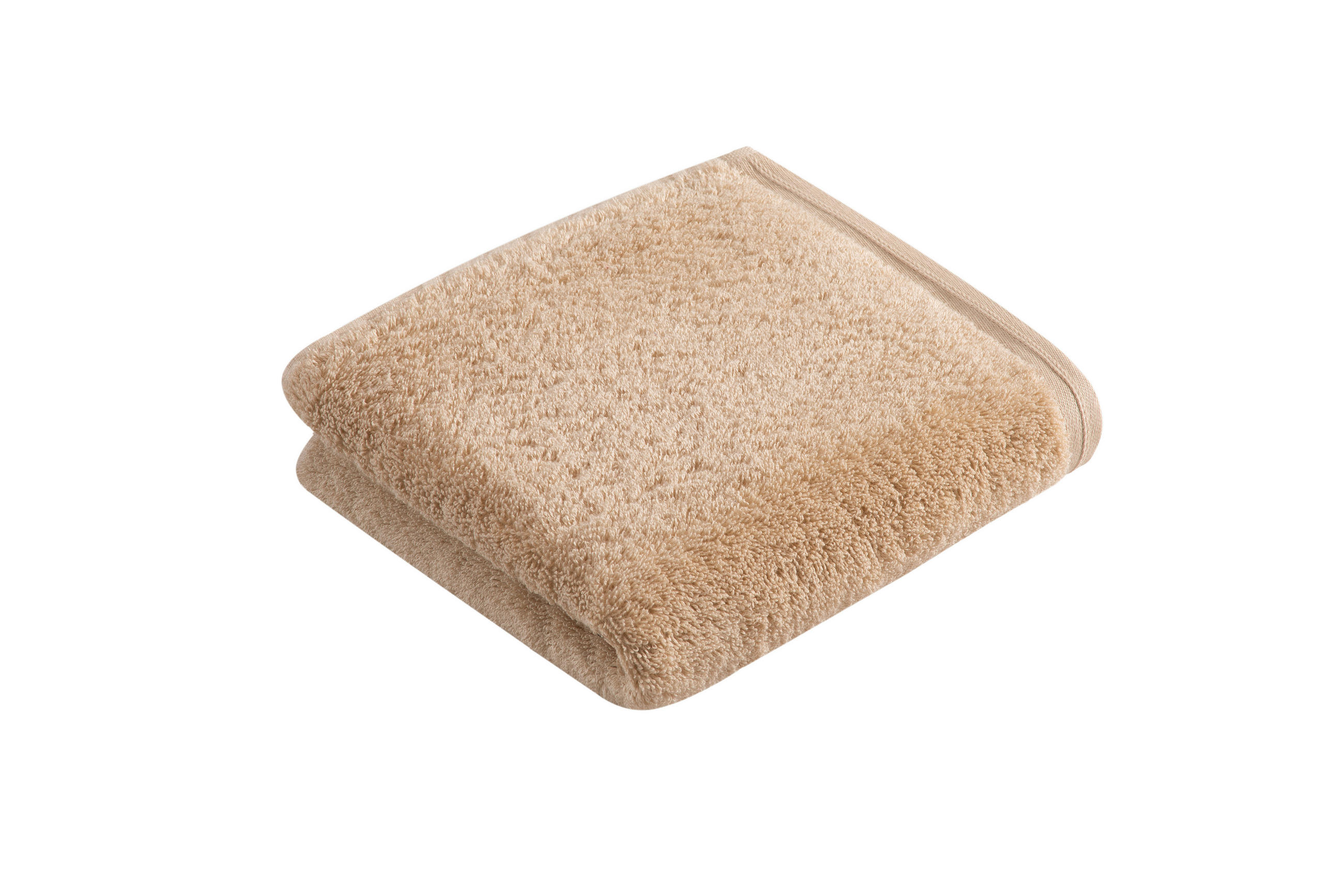 Vossen Handtuch Vegan Life Beige 50x100 cm