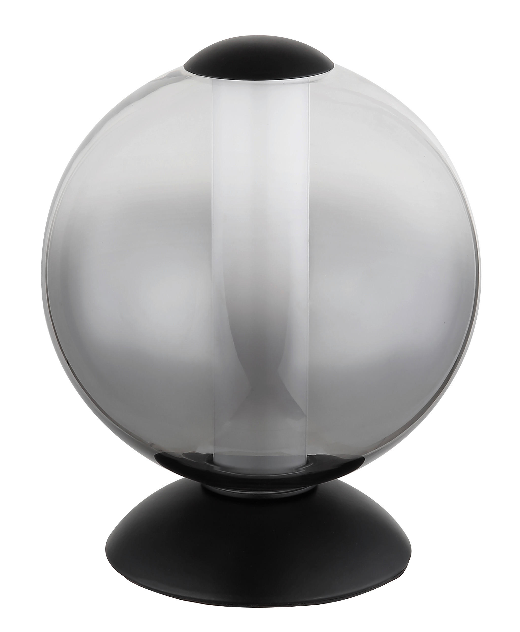 NAMIZNA LED-SVETILKA LACY 18/21 cm - siva/črna, Konvencionalno, kovina/umetna masa (18/21cm) - Globo