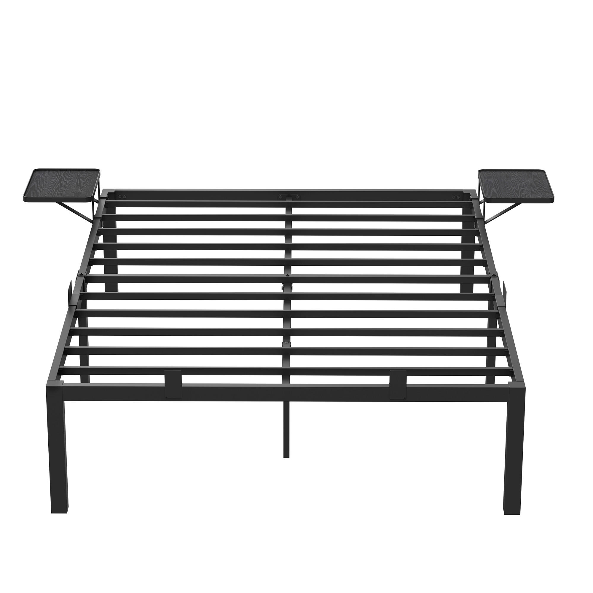 METALLBETT 140/190 cm  in Schwarz  - Schwarz, Basics, Metall (140/190cm) - Boxxx