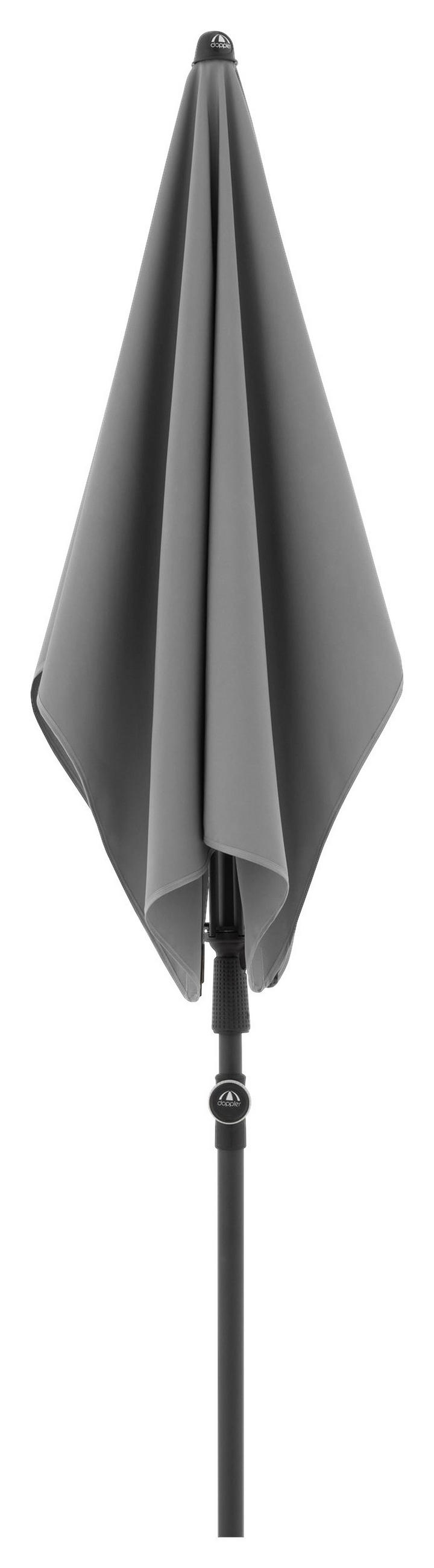 NAPERNYŐ  120/200 cm  - világosszürke/fekete, Design, textil/fém (120/200cm) - Doppler