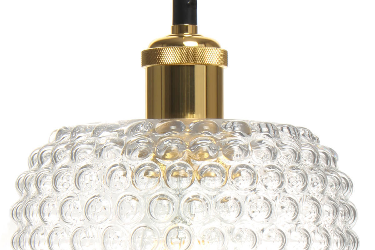 ZÁVESNÉ SVIETIDLO,  20/27/20 cm - číra, Trend, sklo (20/27/20cm) - P & B